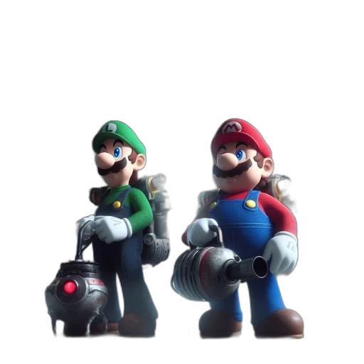 mask, car, weapon, 3d render transparent PNG cut-out