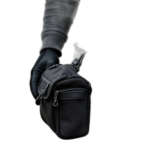 jacket, weapon, staff, mask transparent PNG cut-out