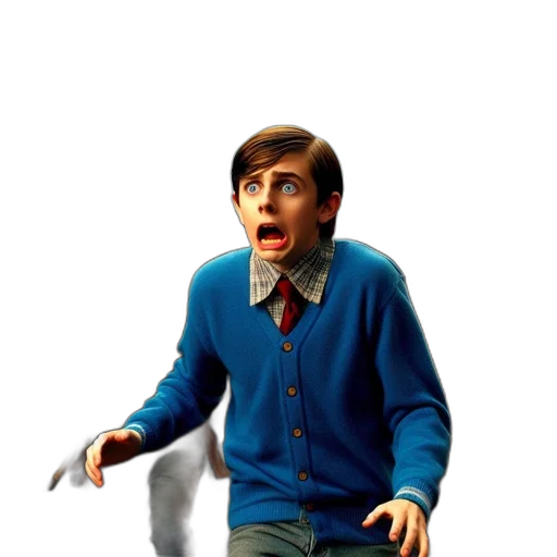 jacket, creature, robot, face transparent PNG cut-out