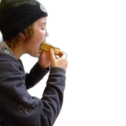 food, hat, jacket, photorealistic transparent PNG cut-out