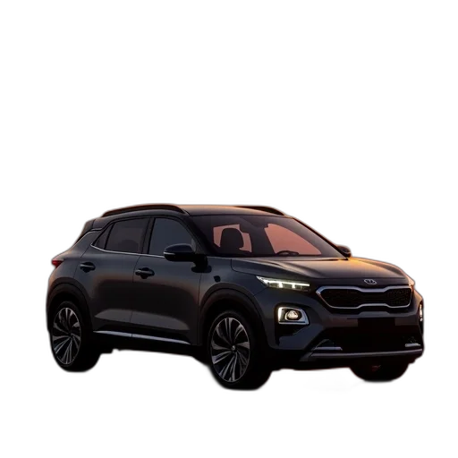 car, 3d render, photorealistic, 2019 transparent PNG cut-out