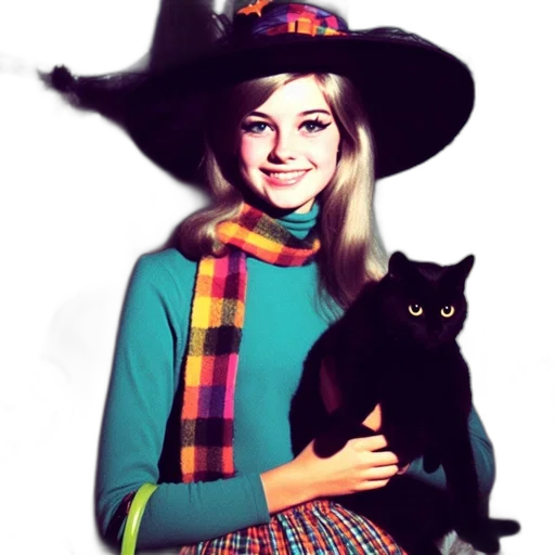 hat, dress, fantasy art, photorealistic transparent PNG cut-out