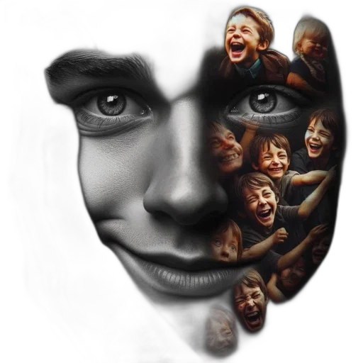 face, mask, photorealistic, concept art transparent PNG cut-out