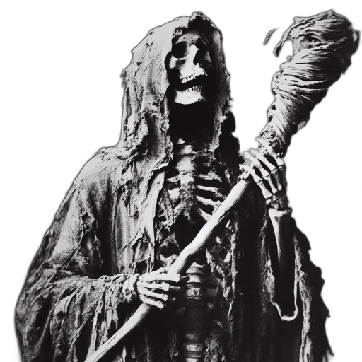staff, weapon, jacket, mask transparent PNG cut-out
