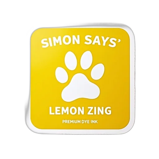 yellow, rectangular, sticker, white transparent PNG cut-out