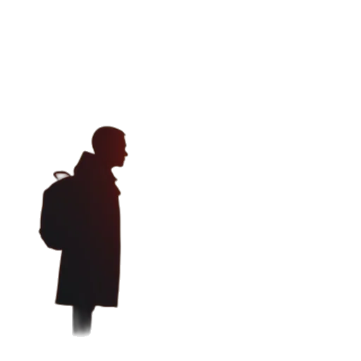 jacket, hat, staff, umbrella transparent PNG cut-out