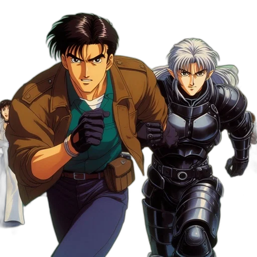 jacket, weapon, comic book art, concept art transparent PNG cut-out