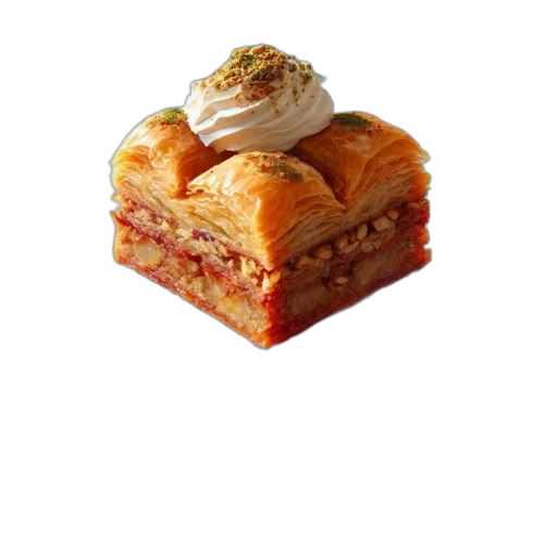 food, crown, photorealistic, 3d render transparent PNG cut-out