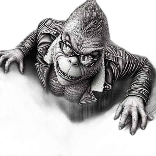 creature, animal, staff, face transparent PNG cut-out