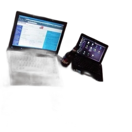 staff, 3d render, three, laptops transparent PNG cut-out