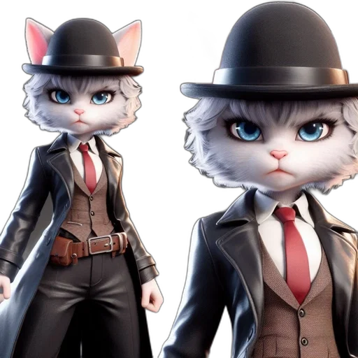 concept art, 3d render, cartoon, anime transparent PNG cut-out