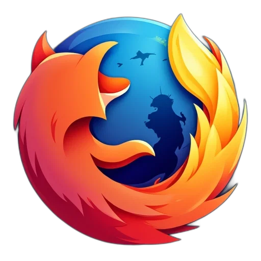 dragon, fire, firefox, menu transparent PNG cut-out