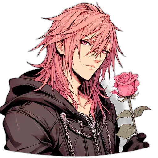flower, weapon, staff, pixel art transparent PNG cut-out