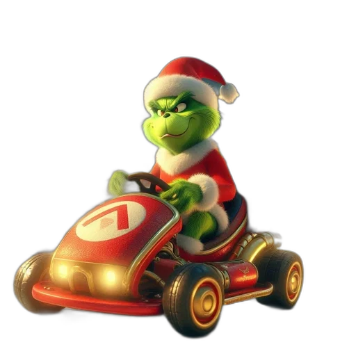 car, 3d render, concept art, holiday transparent PNG cut-out