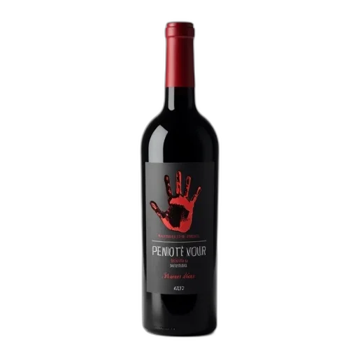 bottle, wine, label, reads transparent PNG cut-out