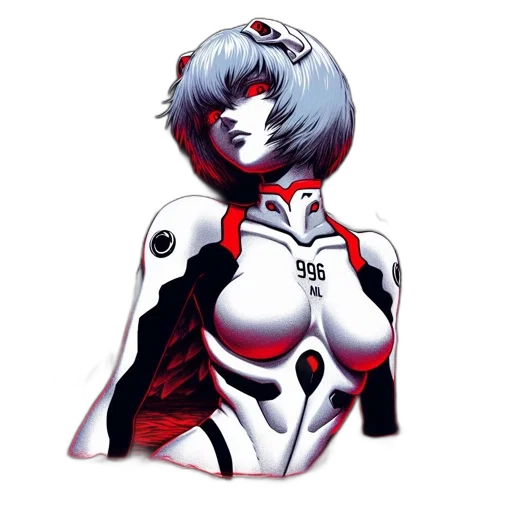 robot, jacket, dress, mask transparent PNG cut-out