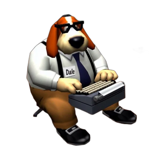 staff, animal, robot, 3d render transparent PNG cut-out