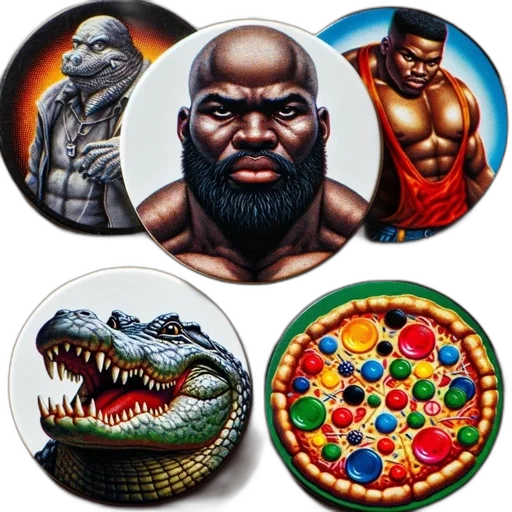 comic book art, collection, circular, artworks transparent PNG cut-out