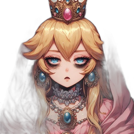 crown, dress, face, mask transparent PNG cut-out