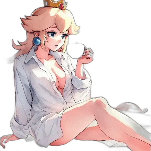 crown, dress, staff, weapon transparent PNG cut-out