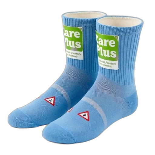 shoes, pair, blue, socks transparent PNG cut-out