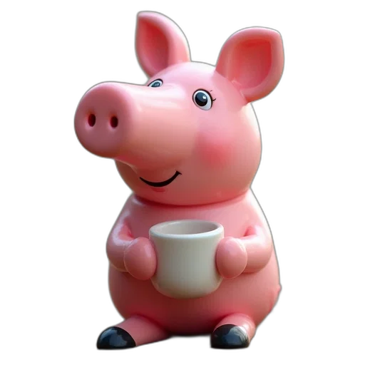 food, animal, 3d render, photorealistic transparent PNG cut-out