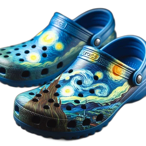 shoes, photorealistic, 3d render, outer space transparent PNG cut-out