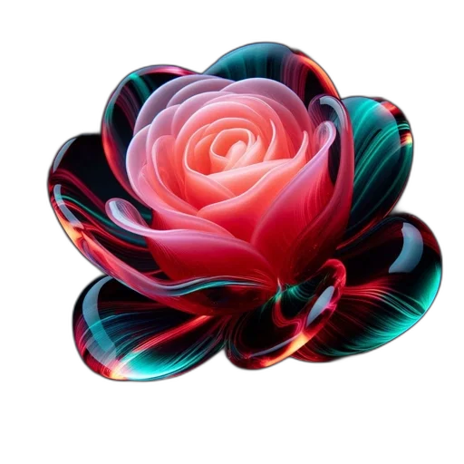flower, jewelry, crown, 3d render transparent PNG cut-out