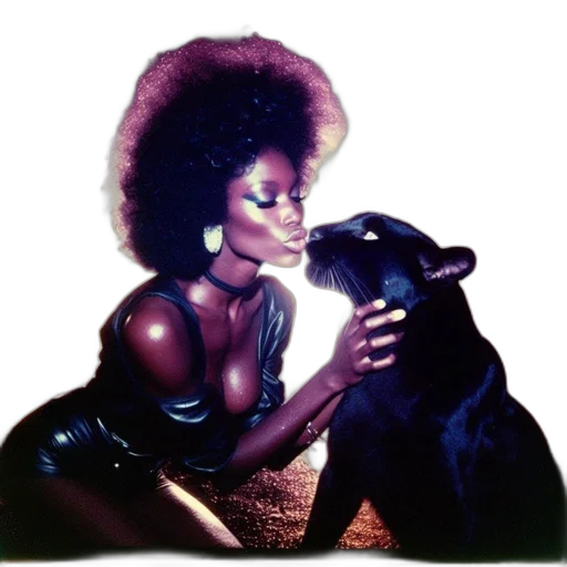 animal, underwater, woman, afro transparent PNG cut-out