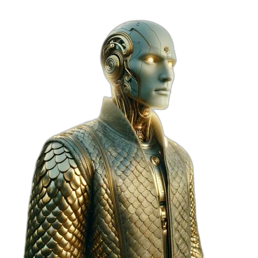 robot, face, mask, dragon transparent PNG cut-out