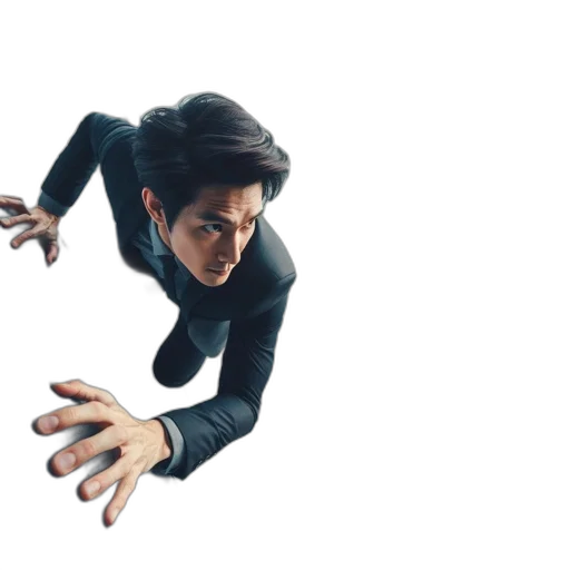 creature, jacket, robot, face transparent PNG cut-out