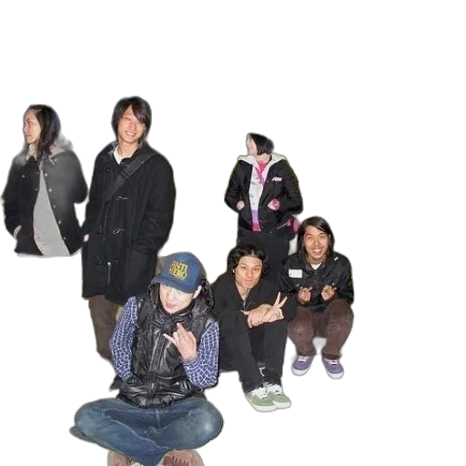 staff, jacket, umbrella, hat transparent PNG cut-out