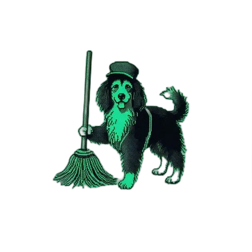 staff, animal, hat, creature transparent PNG cut-out