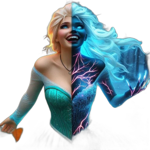 dress, concept art, fantasy art, 3d render transparent PNG cut-out