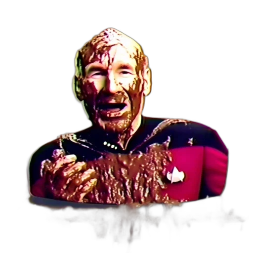 creature, food, face, robot transparent PNG cut-out