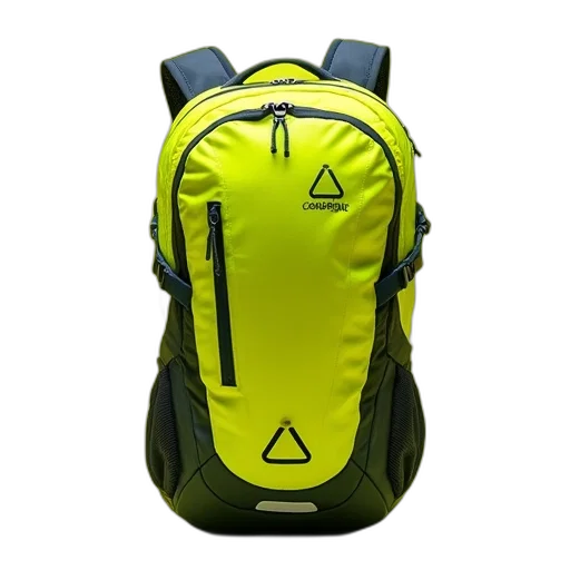 jacket, 3d render, neon, camelbak transparent PNG cut-out