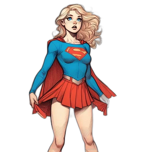 dress, comic book art, cartoon, concept art transparent PNG cut-out
