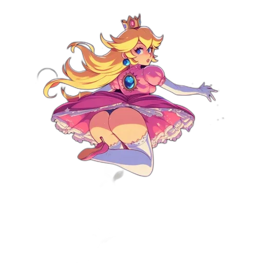crown, dress, staff, weapon transparent PNG cut-out