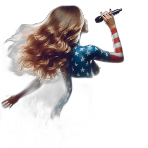 hair, watercolor, photorealistic, concept art transparent PNG cut-out