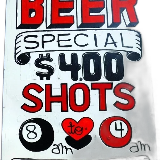 concept art, photorealistic, sign, advertises transparent PNG cut-out