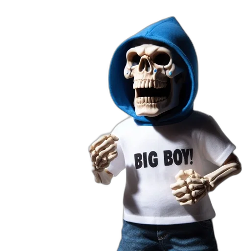 robot, jacket, hat, creature transparent PNG cut-out