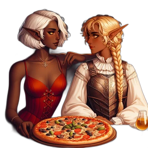 food, fantasy art, concept art, pixel art transparent PNG cut-out