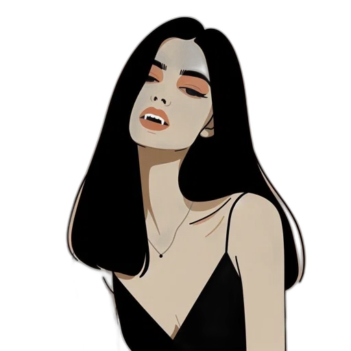face, hair, jewelry, dress transparent PNG cut-out