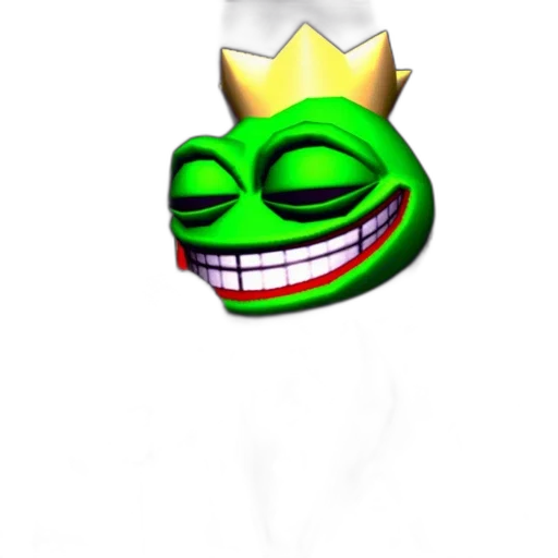 crown, mask, face, creature transparent PNG cut-out