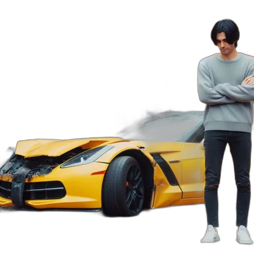 car, jacket, weapon, robot transparent PNG cut-out