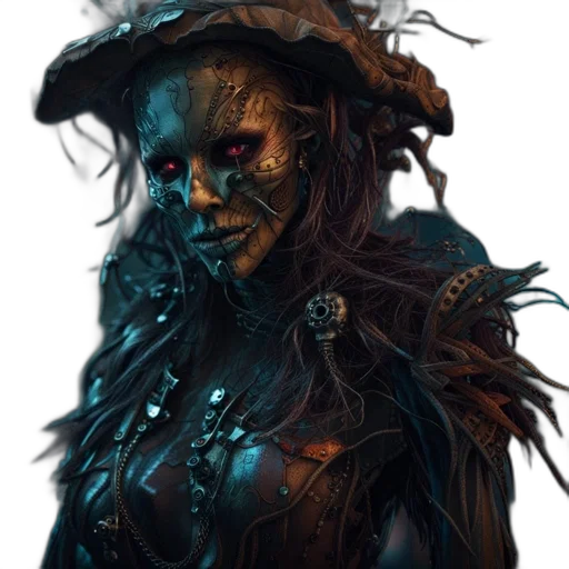 mask, face, creature, staff transparent PNG cut-out