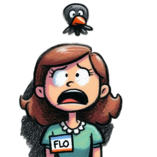 creature, hair, staff, robot transparent PNG cut-out