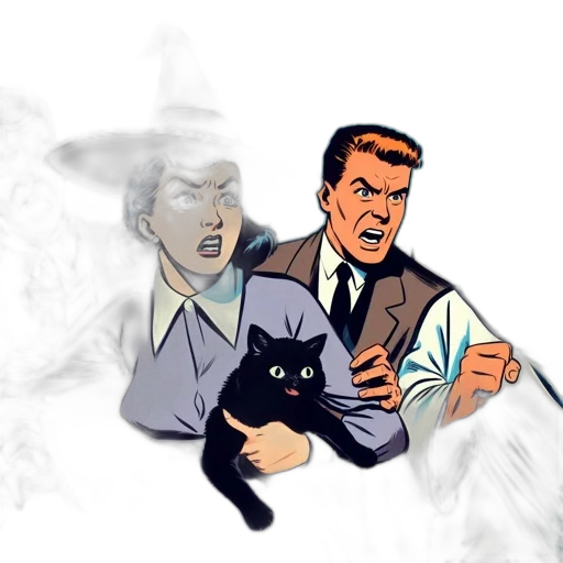 comic book art, concept art, cartoon, pixel art transparent PNG cut-out