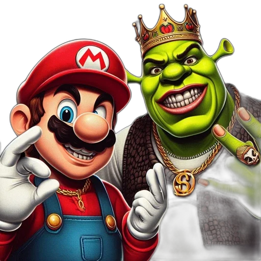 crown, mask, concept art, 3d render transparent PNG cut-out
