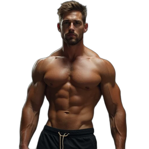 animal, photorealistic, hot, muscle transparent PNG cut-out